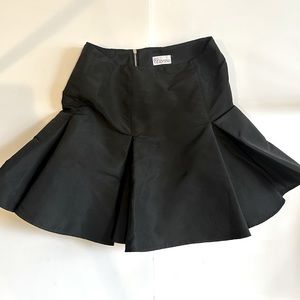 RED VALENTINO BLACK SKIRT
